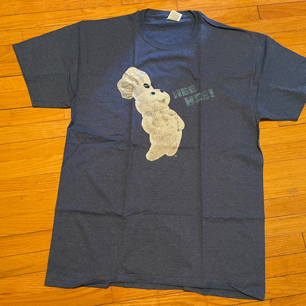 Fruit of the Loom Pillsbury Dough Boy blue Graphic Tee